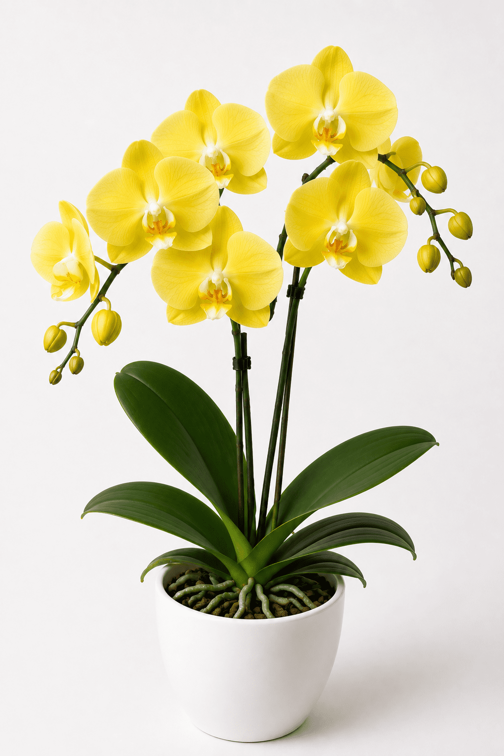 Phalaenopsis Żółty 2 Pędowy