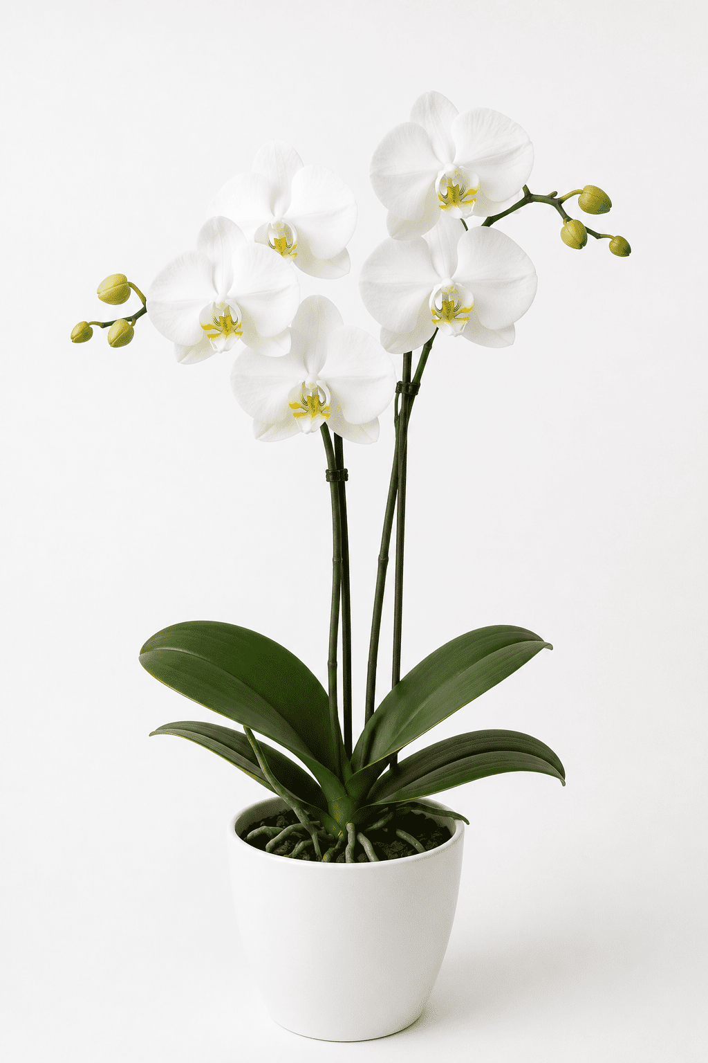 Phalaenopsis Biały 2 Pędowy